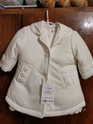 Śliczny komplecik do chrztu dla dziewczynki roz.68