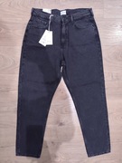 Spodnie jeansy MUSTANG Brooks Relaxed Slim dżinsy grafitowe męskie 32/32