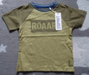 Nowa koszulka t-shirt Esprit rozm. 92 2 latka khaki na lato krótki rękaw