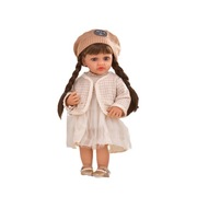 Lalka Reborn 55 cm Jak Żywa + Zestaw Akcesoriów + Transporter