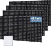 Panele akustyczne Ohuhu, 48sztuk 30 x 30 x 2,5 cm