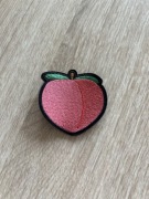 Naszywka z rzepem Emoji - Brzoskwinia