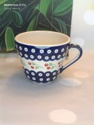 Kubek ceramiczny Bolesławiec duży 600 ml ceramika Bolesławiec