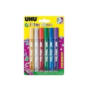 zestaw klejów brokatowych UHU Glitter Glue Original