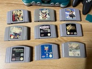 Nintendo64 + zestaw 9 gier
