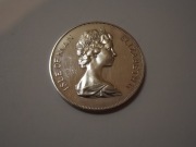 One Crovn. Elżbieta II. Anglia. Rok 1978.