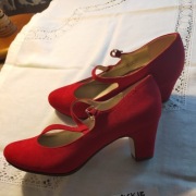 Buty damskie czerwone na obcasie *NOWE*
