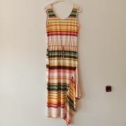 Salko, sukienka, asymetria, paski, wiskoza, roz.36