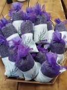 Woreczek z szyszek lawendowym 10szt