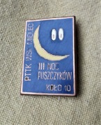 odznaka III RAJD PUSZCZYKÓW PTTK MIELEC KOŁO 10