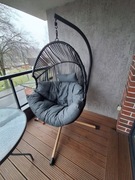 Fotel wiszący kokon Holand czarny Esti&Esta