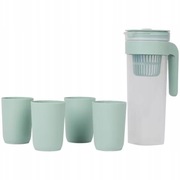 Dzbanek z filtrem + 4 kubeczki