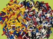 LEGO 1kg klocki belki płaskie budowlane konstrukcyjne ZŁOM