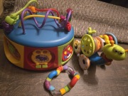 Zestaw zabawek edukacyjnych dla maluszka - stan bdb