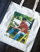 Torba bawełniana torebka tote bag bawełna louis tomlinson 