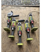 Ryobi R18AG – szlifierki kątowe 18V (mocno używane), 5 sztuk TANIO