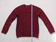 Sweter bawełniany czerwony