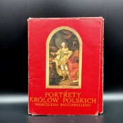 Poczet Królów polskich kartki 1977 dobry stan PRL