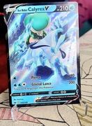 ICE RIDER CALYREX V – HOLO FULL ART oryginalna karta Pokemon 