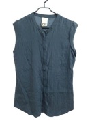 Lekka jedwabna bluzka bez rękawów PBO 36 S 95% jedwab silk
