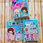 2 szt. Książka na rzepy Toca Boca Life. Domek neon mini I domek koleżanek 