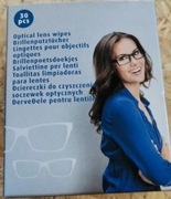nawilżane chusteczki do czyszczenia soczewek optycznych