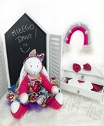 Ręcznie szyta wyjątkowa maskotka. 