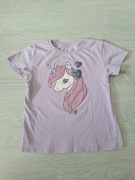 Koszulka z jednorożcem H&M 134/140