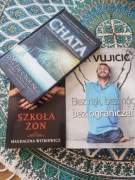 "Bez rąk, bez nóg, bez ograniczeń", "Chata", "Szkoła Żon" 