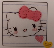 Zestaw do wyszywania Hello Kitty (Lovely Kitty) firmy Coats 