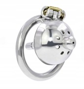 Stalowy pas cnoty Chastity Klatka na penisa Dilator oring 40mm