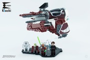 Ekspozytor, podstawka do LEGO Star Wars Ahsoka's Jedi Interceptor 75401
