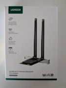 Karta sieciowa UGREEN AX1800 WiFi 6 WLAN do PC PCIe