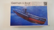 Niemiecki okręt podwodny typ VIIB, skala 1:350
