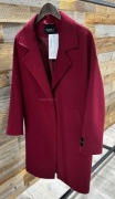 PŁASZCZ DRESOWY By o la la bordowy uni