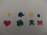 Scrapki, wycięte kształty, scrapbooking