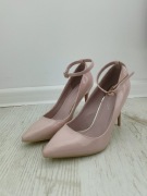 Szpilki pudrowy róż 