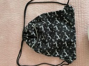 Worek czarny z kotami