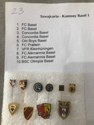 23, Odznaki klubowe - Szwajcaria - Kanton Basel