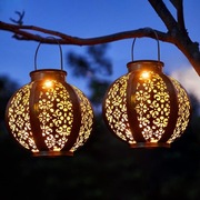 Latarnia solarna do użytku na zewnątrz IP44 - 2 szt.