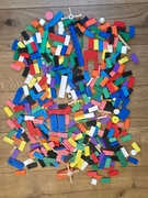 Zestaw kolorowych klocków Domino