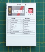 Multi-kartridż do konsoli Amstrad GX4000. 16 gier.