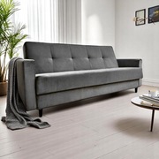 Wersalka rozkładana z funkcją spania i pojemnikiem