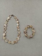 Biżuteria Korale z bransoletką z muszli