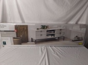 Szafka Komoda Pod Telewizor Wzór Lamel Kaszmir