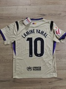 Koszulka wyjazdowa FC Barcelona La Liga nr 10 Lamine Yamal rozmiar L