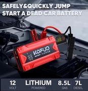 Przenośny rozrusznik samochodowy z mocą 4000A BENZYNA DIESEL  DO 7.0L MOCNY