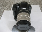 Canon 450d+ battery grip+obiektyw