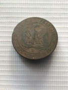 10 CENTÓW 1854 FRANCJA