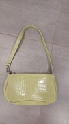 Zielona, limonkowa torebka, mała na ramię